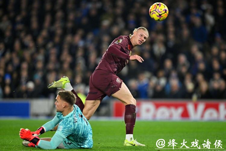 英超-哈兰德点射多库造点 曼城1-1布莱顿 英超-哈兰德点射多库造点 曼城1-1布莱顿