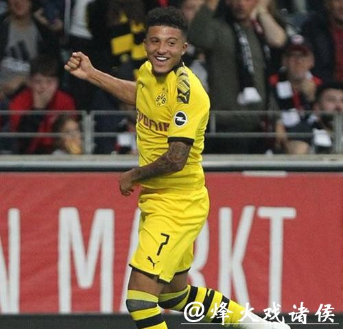 德甲-桑乔+维特塞尔破门 多特两度领先平法兰克福